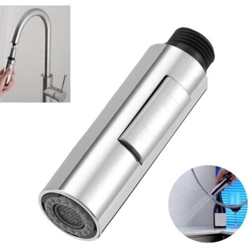 Kitchen Pull Out Faucet Sprayer Plating Nozzle Water Saving Bathroom Basin Sink Shower Spray Head Water Tap Faucet 30 x85 x21mm
