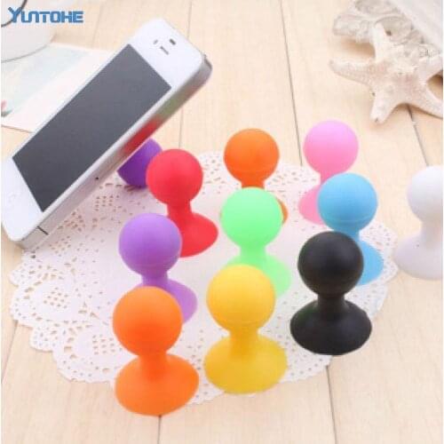 Wholesales Octopus Rubber Mobile Phone Holder Accessories Desk Stand Sucker Support for Iphone iPad 500pc/lot