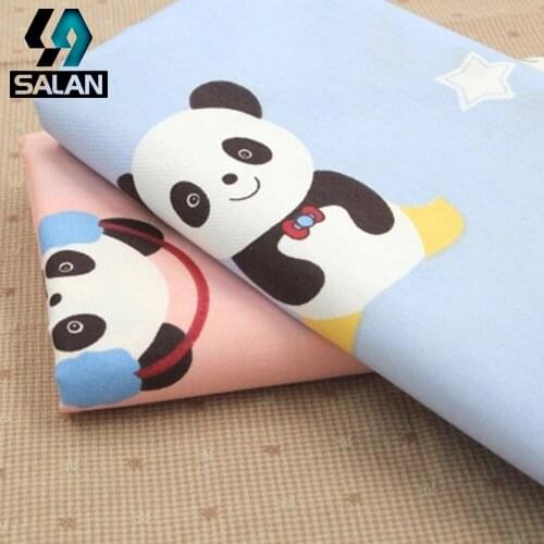 New national treasure panda cotton printing twill in the cloth pajamas dress pillow bed sheets DIY cotton cloth