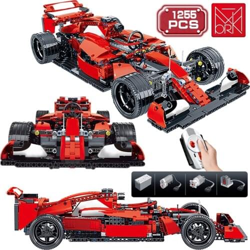 Technical Expert Famous Super Sport RC Car Building Blocks Stunt Speed Racing Model Car Bricks Toys For Boys Birthday Gifts