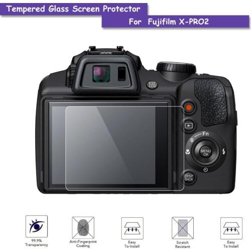 9H Tempered Glass LCD Screen Protector Shield Film For Fuji Fujifilm X-PRO2 Camera Accessories