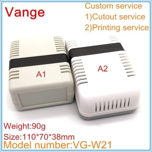 1pcs/lot electronics enclosure project box 110*70*38mm ABS case plastic junction box apparatus for router transducer product
