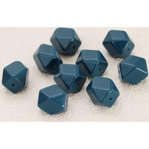 10 PCS 16x14mm Acrylic Irregular Polygon Beads DIY Loose Spacer Bead For Jewelry Making DIY Component