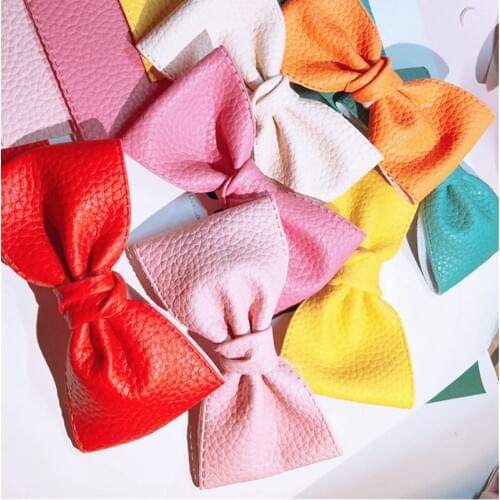 10yards Lychee Pu Leather Roll Macaron Color 7 Color For Bowknot Hairpins Hairbows Bag Belt Diy Ribbon 60mm New Arrival