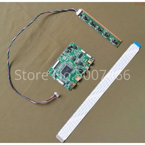 For NV140FHM-N41/N43/N45 30-Pin EDP WLED laptop screen 1920*1080 5V micro USB 2mini LCD monitor controller board DIY kit