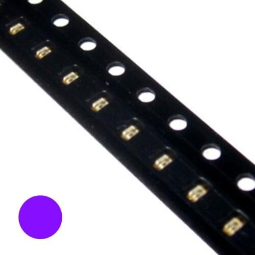 4000pcs UV/purple Color 0603 SMD SMT Super Bright lamp LED lights light-emitting diodes New High quality 390-410nm 1.6*0.8*0.6mm