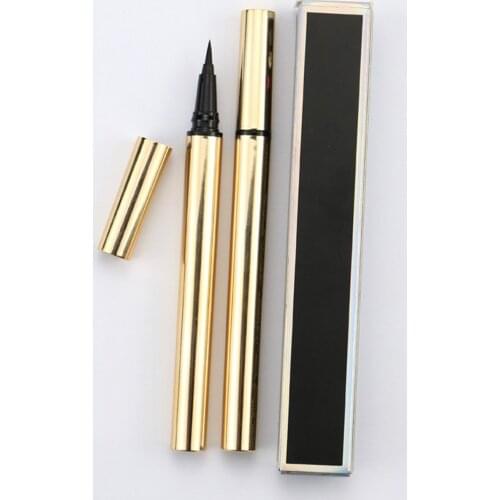 Quick-drying Waterproof Eyeliner with Private Label Durable and Not Easy To Smudge Luxurious Golden Liquid Eyeliner