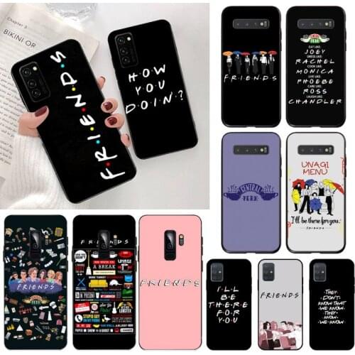 Central Perk Coffee friend tv show how you doin Phone Case for Samsung S20 plus Ultra S6 S7 edge S8 S9 plus S10 5G lite 2020