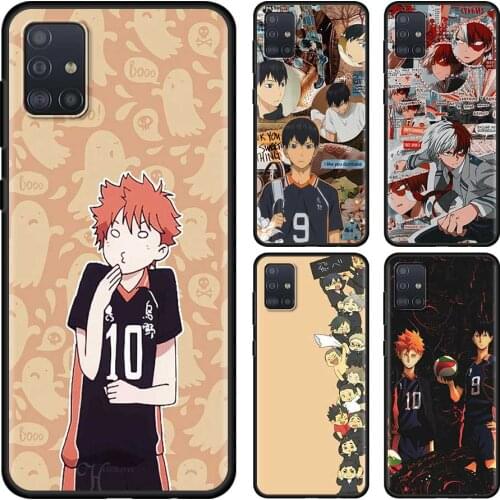 Haikyuu volleyball anime Phone Case for Samsung Galaxy A51 A71 A21s A12 A31 A41 A32 A02s A11 A72 A52 A42 5G A01 A91 A21 EU Cover