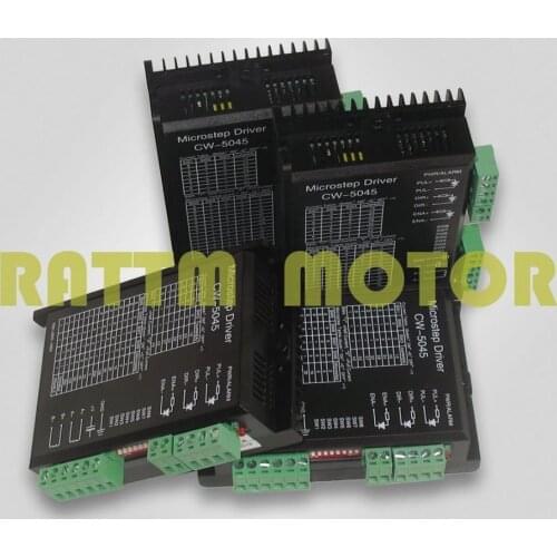 4PCS CW5045 stepper motor stepping motor driver 50V/4.5A Microstep 256 for NEMA17 , NEMA23 stepper motor CNC Router Machine
