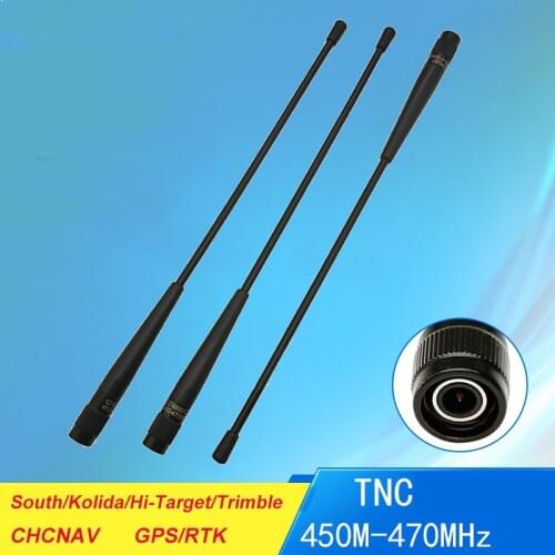 GPS receiver TNC-J transmitter Radio antenna 450-470Mhz QT450GT 4dBi 31cm screw antenna RTK gps South S82 S86 replace QT450A