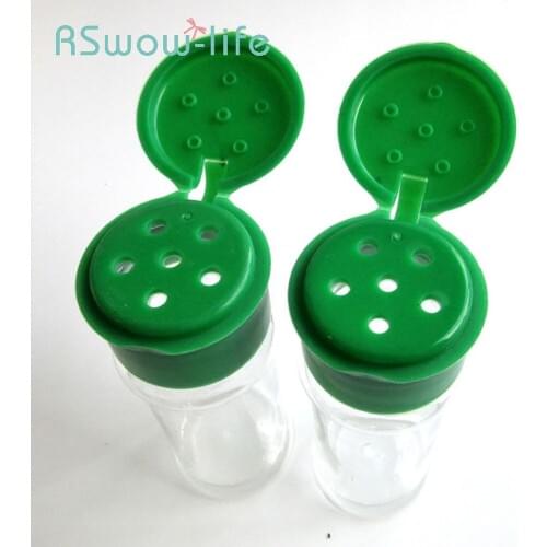 Kitchen Supplies Plastic Barbecue Spread Seasoning Bottle Transparent Salt And Pepper Paprika Cruet Spice Jar For Spice Tools