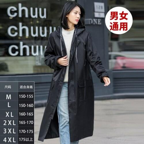 Lightweight Raincoat Impermeable Fashion Long Outdoor Raincoat Waterproof Casual Hiking Black Chubasqueros Raincoats BG50RS