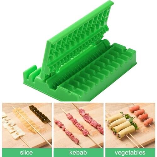 Multifunction BBQ Skewers Kebab Machine Beef Mutton Skewer Vegetable Roll Gluten Barbecue tools Kitchen Accessories כיסוי למנגל