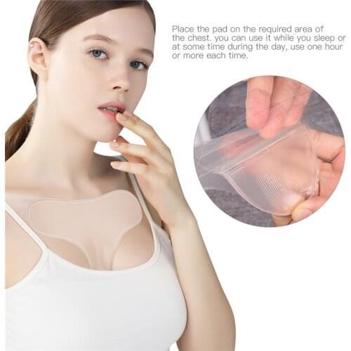 Reusable Anti Wrinkle Neck Forehead Chest Pad Sticker Silicon Transparent Removal Neck Sticker Skin Care Silica Gel Patch