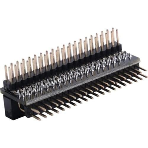 Raspberry Pi 40-pin GPIO 1 To 2 Expansion Board 2 X 20-pin Strip Dual Male Header Double Row Straight GPIO Connector