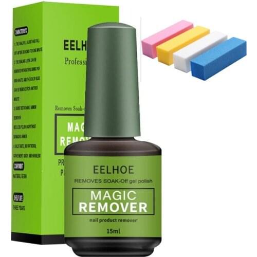 2021 Burst Nail Remover Fast Manicure Semi Permanent Nail Polish Remover Varnish Tool Soak Off Remover Polish Nail Cleaner 15ml