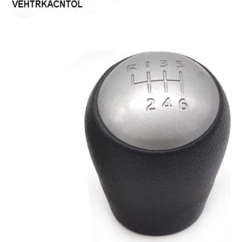 VEHTRKACNTOL Black 6 Speed Gear Shift Knob For Nissan QASHQAI X-Trail LIVINA Gear Head