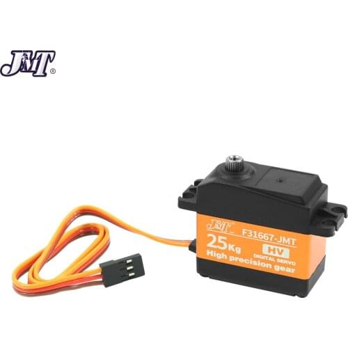 JMT D3625 Waterproof Servo Metal Gear Digital Servo 180 Degree 25KG High Torque Servos for RC Model Car Speed Boats Part