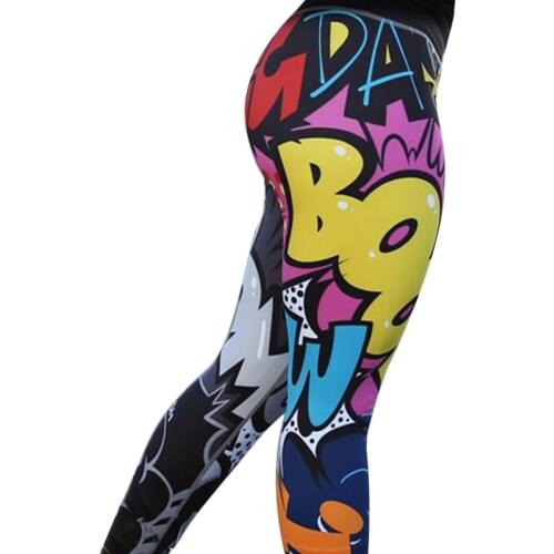 Women Digital Printing Leggings Workout Leggings High Waist Push Up Leggins Mujer Fitness Leggings Ladies Pants fitness legins