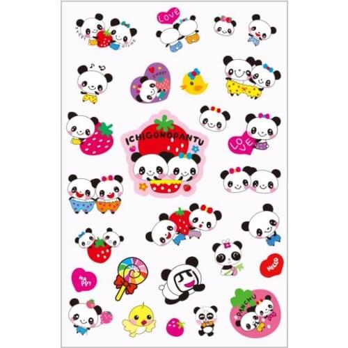 Animals Strawberry Stickers Notebook Paper DIY Album Scrapbook Stationery Diary Kids Toy Children Gifts 20 Pcs/lot
