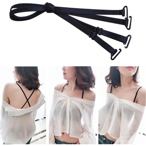1pair Cross Ladies Fashion Girl Bra Straps Style Adjustable Bra Belt Shoulder Strap Multi Color Desgin Intimate Goods