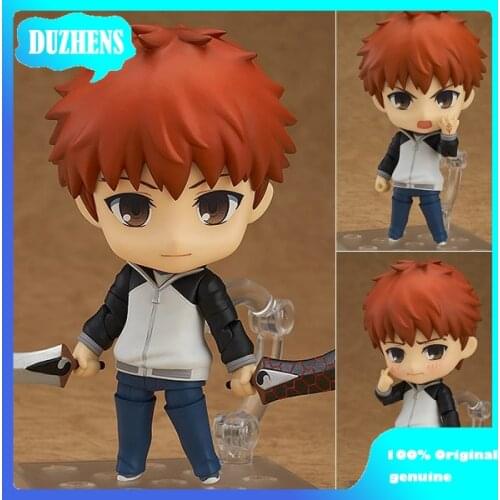 100% Original genuine Fate Grand Order Emiya Shirou Q version figma PVC Action Figure Anime Figure Model Toys Figure Doll Gift