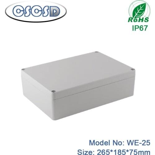 265*185*75 CSCSD waterproof aluminum die cast box aluminum chassis amplifier outdoor waterproof box for electronic projects