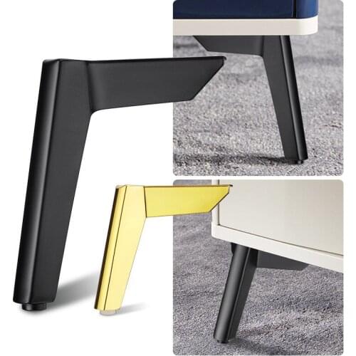 4PCS 8-15cm Furniture Legs Metal Supporting Foot Aircraft type Bracket Feet for Sofa Bed Cabinet Table Desk Hardware Accessories