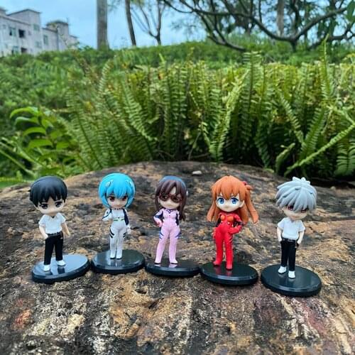 Evangeliones Asuka LangleyFigure Ayanami Rei EVA Anime Figure Kaworu Nagisa Ikari Shinji Japanese Boys PVC Figurine Action Toys