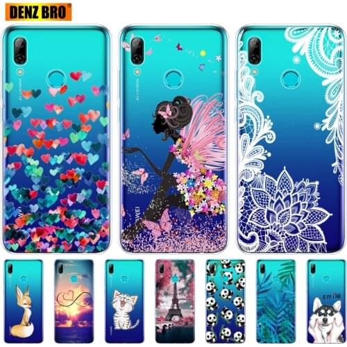 For Huawei P Smart 2019 Cases Silicone Soft TPU Back Cover For huawei p smart 2019 Cover POT-LX1 POT-LX3 Phone fundas