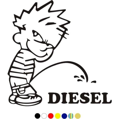 CS-1763# Baby Diesel funny car sticker waterproof vinyl decal for auto car stickers styling removable car decoration