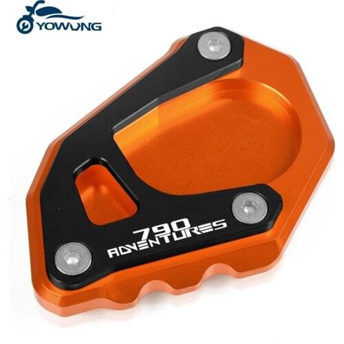 FOR 790 Adventure S ADV Motorcycle Side Stand Extension Kickstand Foot Pad Support Plate 790Adventure S LC 2019 2020 2021