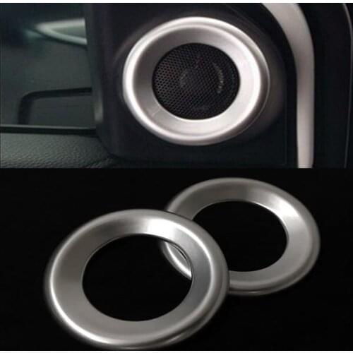 Car interior For HONDA CRV 2017 2018 ABS Matte Interior Door Stereo Speaker Cover Trim 2pcs