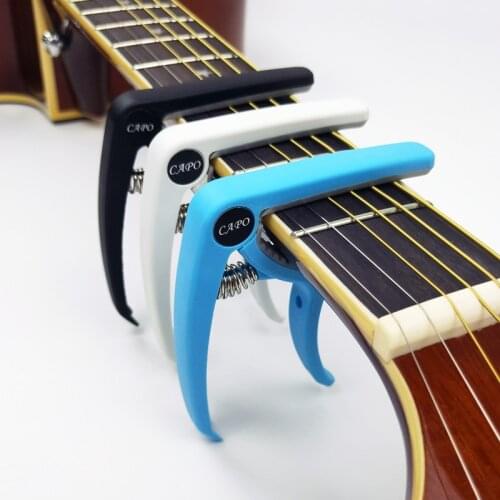 Guitar Capo for 6 String Guitar Plastic Tuning Clamp Guitar Ukulele Mandolin Accessories