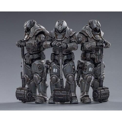 JOYTOY JT0746 1/18 Interstellar Trooper Hammer Of Steel 3pcs Soldier Action Figure Doll in stock