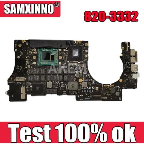 A1398 Motherboard For Macbook Pro Retina 15.4" 2.7 GHZ 16 GB logic board 820-3332-A 2012 A1398 Laptop mainboard
