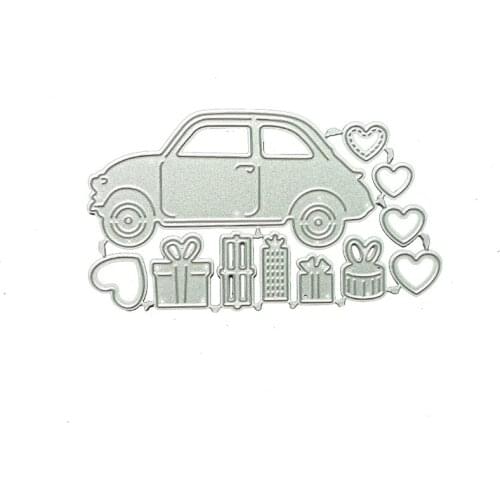 YINISE CUT Metal Cutting Dies For Scrapbooking Car Stencils Scrapbook DIY Album Cards Decoration Embossing Die Cuts Cutter