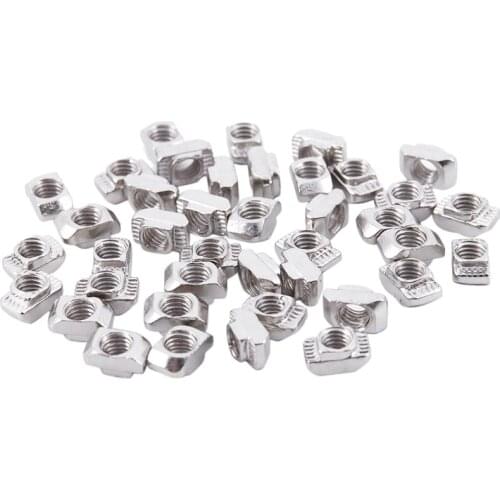 Drop In Post Assembly M5 T-nut for 20 x 20 Aluminum Extrusion Pack of 40