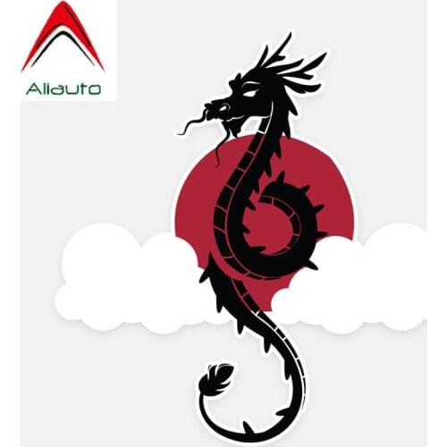 Aliauto Cartoon Car Sticker Dragon of Chinese Wind Decal Waterproof Sunscreen Reflective Anti-UV PVC Accessories,14cm*15cm