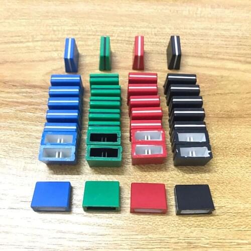 40pcs For PIONEER DJM Mixer Mixer Knob / Fader Cap Crosscut Knob Key Potentiometer Fader Cap