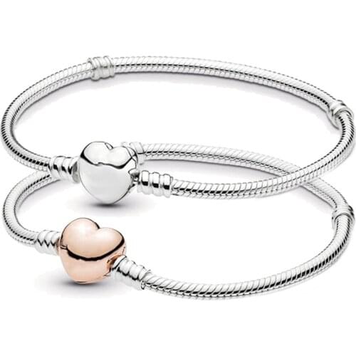 New Fashion Charm Original Classic Love Basic Bracelet Fits Original Pandora Lady Beaded Exquisite Bracelet