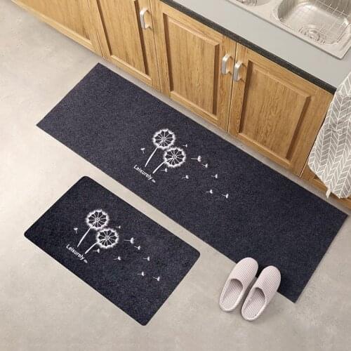 Home Entrance Anti-Slip Doormat Kitchen Accessories Washable Kitchen Mat Floor Mat Bedroom Rugs Decorative Dandelion Floor Mat