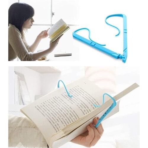 Adjustable Hand Free Reading Bracket Book Holder Pages Open Clip Portable Book Stand Support Clamp
