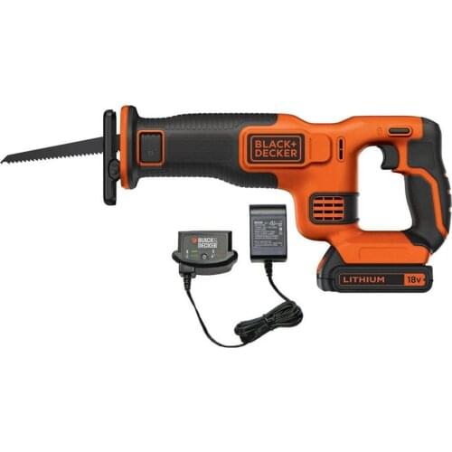 Black Decker BDCR18 18Volt / 1,5 Ah Li-Ion Reciprocating Saw