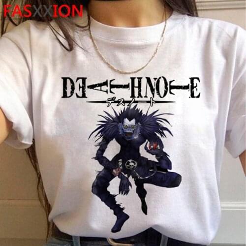 Death Note Shinigami Ryuk clothes tshirt male plus size ulzzang harajuku kawaii white t shirt top tees couple clothes harajuku