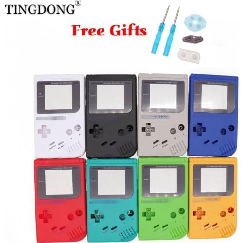 High Quality New Shell Case For Gameboy GB DMG Classic Game Console Shell for Gameboy GB With Buttons and Conductive pads