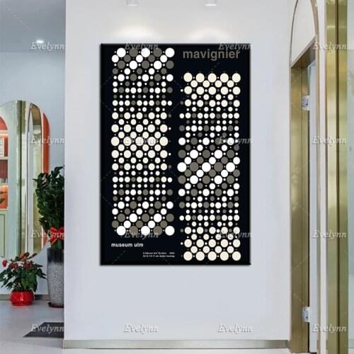 Exhibition Poster Museum Ulma 1963 By Almir Mavignier Modern Minimalism Home Decor Prints Wall Art Canvas Modular Pictures