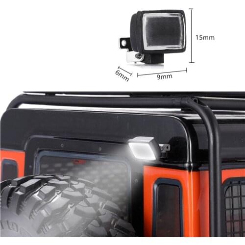 DJC Taillight Spotlight For 1/10 Traxxas TRX4 Defender D90 D110 BRONCO 90046 Wrangler Simulation Car Accessories