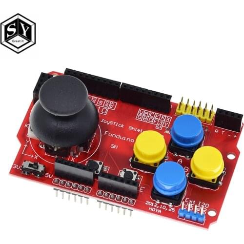 1PCS Great IT Joystick Shield for Arduino Expansion Board Analog Keyboard and Mouse Function